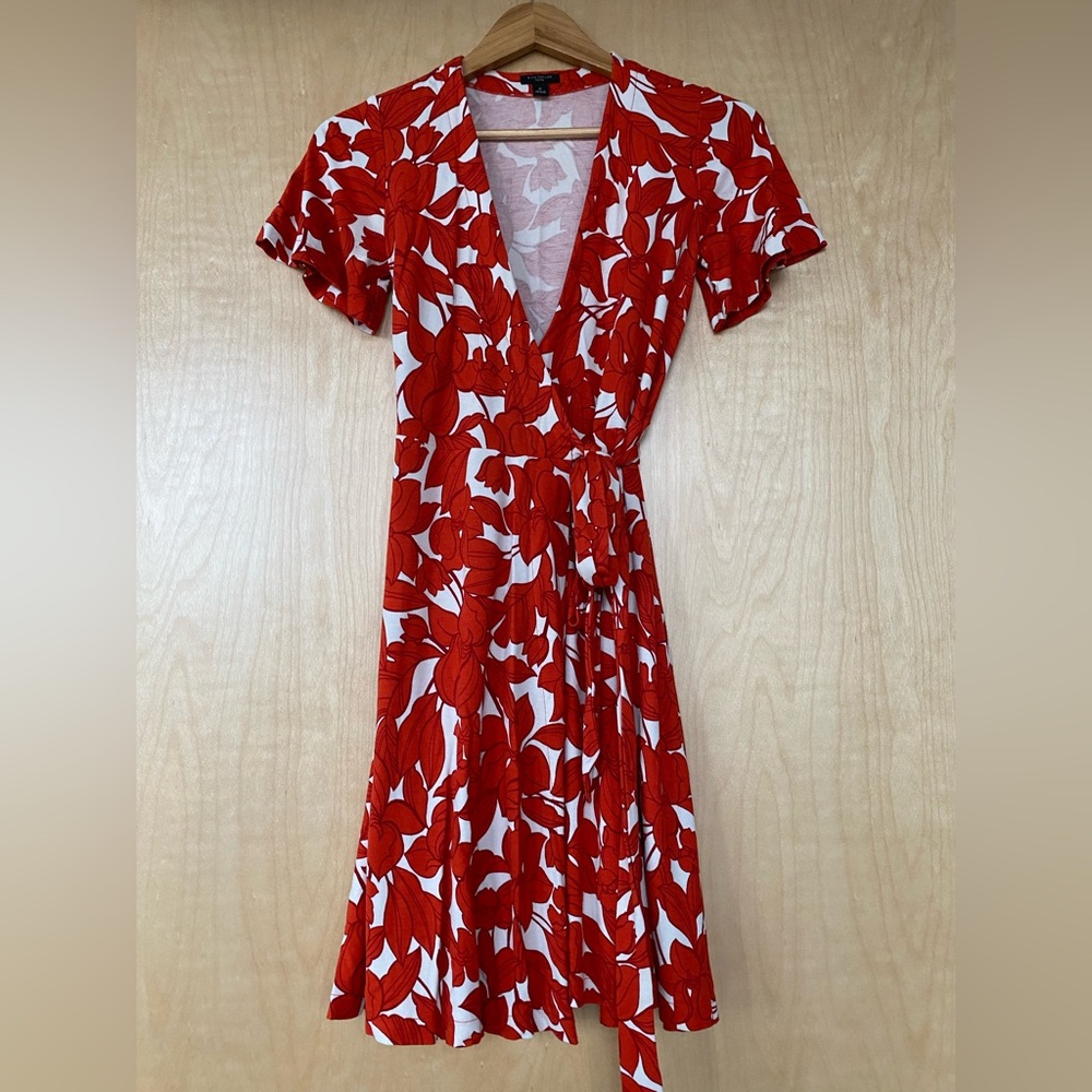 Ann Taylor wrap dress, size 0P